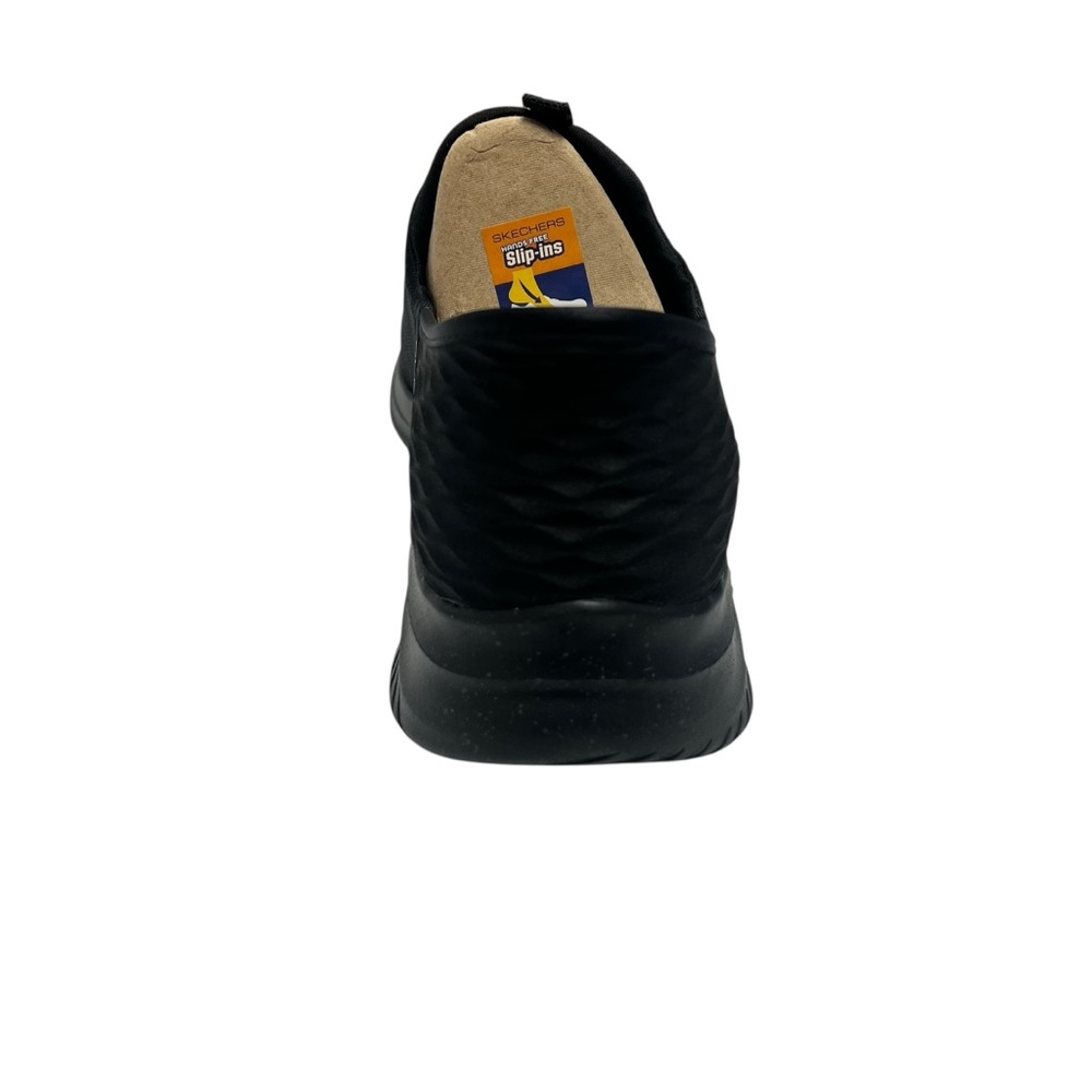 Skechers NEW Ultra Flex Right Away Mens Black Hands Free Slip in Sneakers - Picture 4 of 7